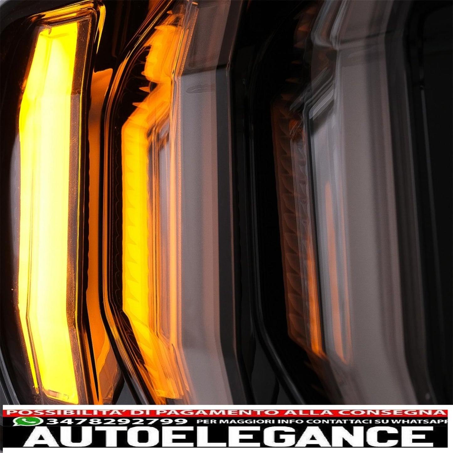 fanali posteriori full led adatti per ford mustang vi s550 (2015-2019) fumé trasparenti con luci di svolta sequenziali dinamiche