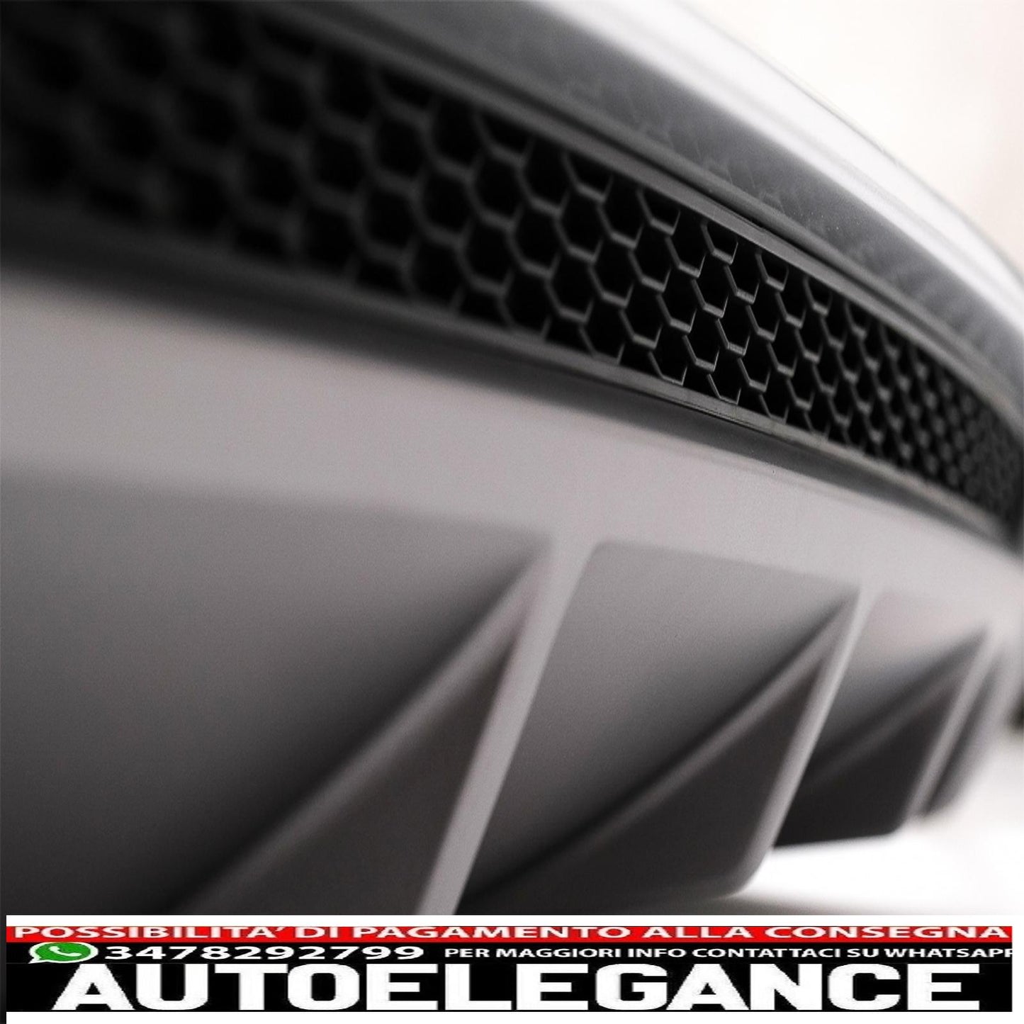 Diffusore d'aria per mantovana paraurti posteriore adatto per audi a5 f5 s-line (2017-2019) s5 design