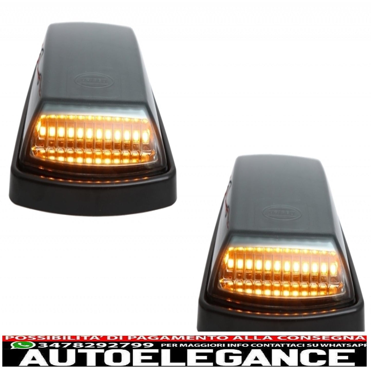 front roof spoiler with dynamic sequential direction lights suitable for mercedes g class w463 (1989-2017) 6x6 sliding led