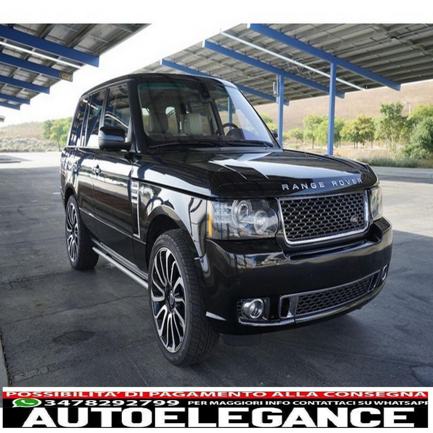 front bumper suitable for range rover vogue l322 (2002-2009) autobiographical look