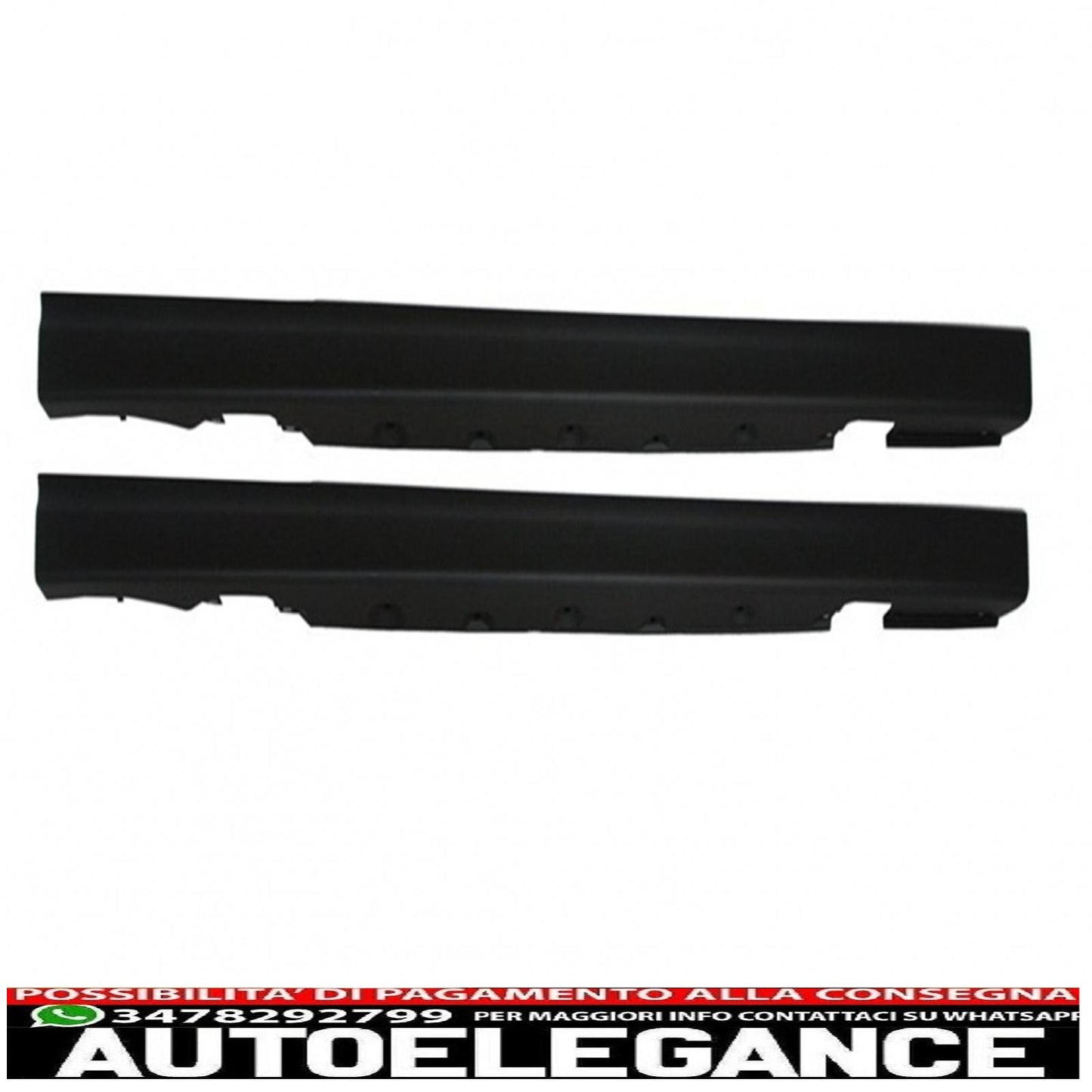 body kit adatto per bmw serie 3 e46 berlina (1998-2004) paraurti con minigonne laterali in pdc e fendinebbia lente fumé design m-technik AUTOELEGANCERICAMBI