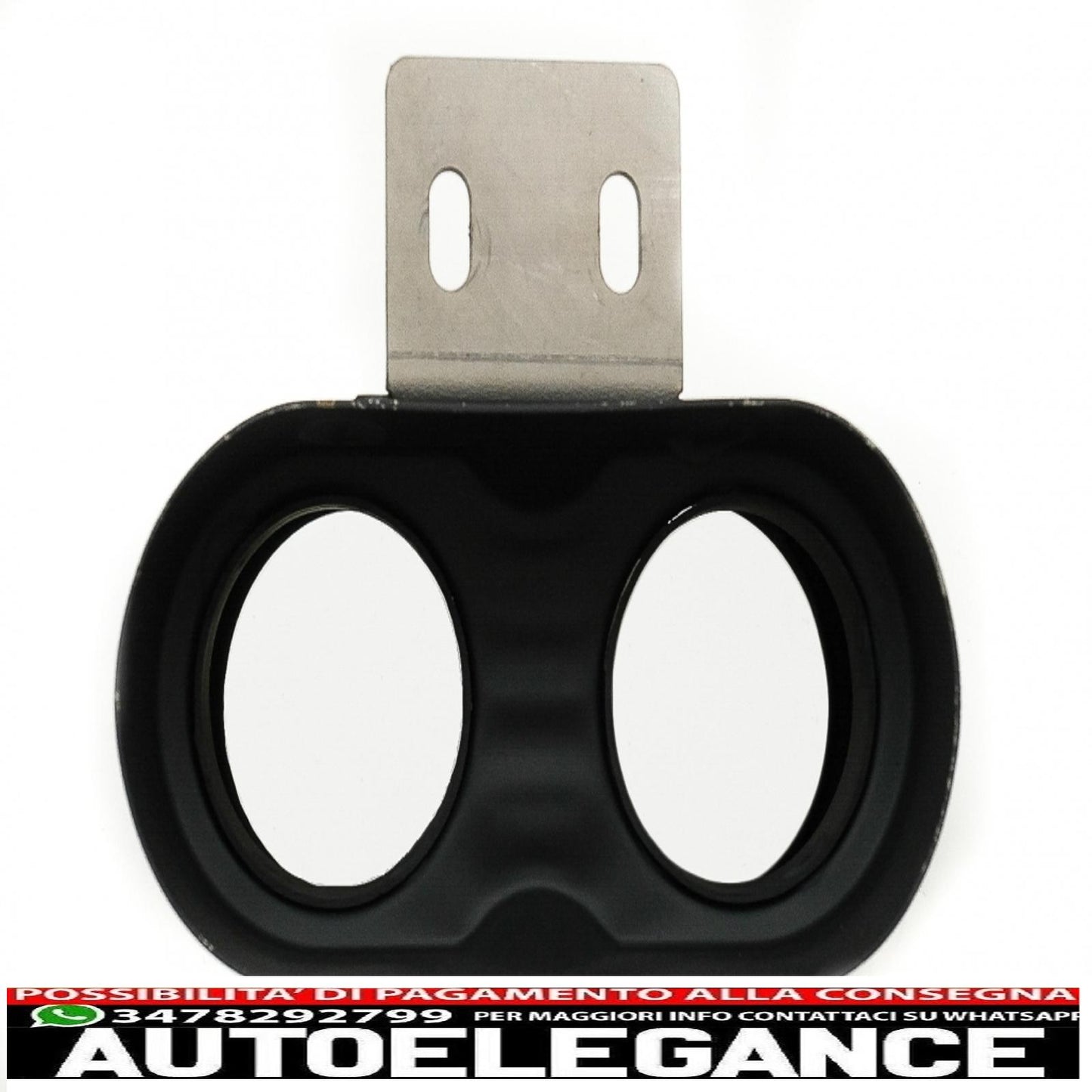 Punte marmitta di scarico adatte per bmw serie 5 f10 f11 (2011-2017) m5 lci design nero