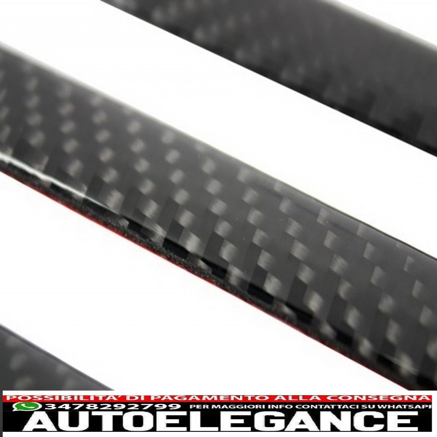 fanali posteriori a led barra luminosa fumé adatti per mercedes classe g w463 (1989-2015) con modanature portiere in carbonio