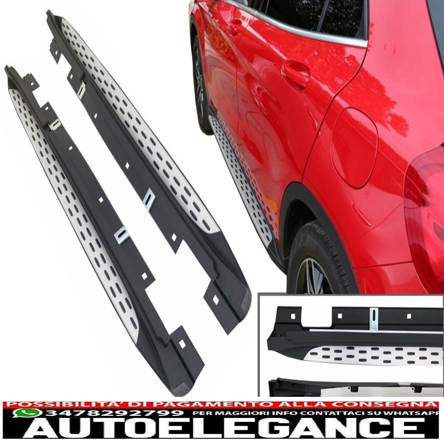 Side steps running boards suitable for mercedes gla class x156 (2014-up)