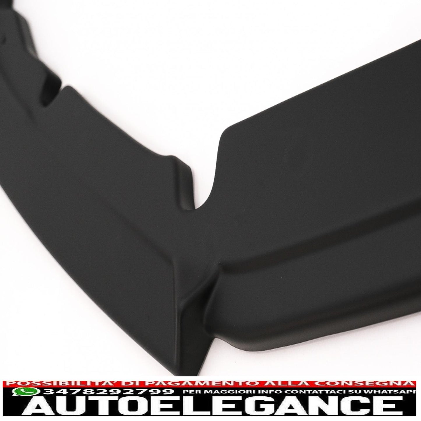 Front Bumper Lip Extension Spoiler Fit For Ford Puma (2019-up) Black