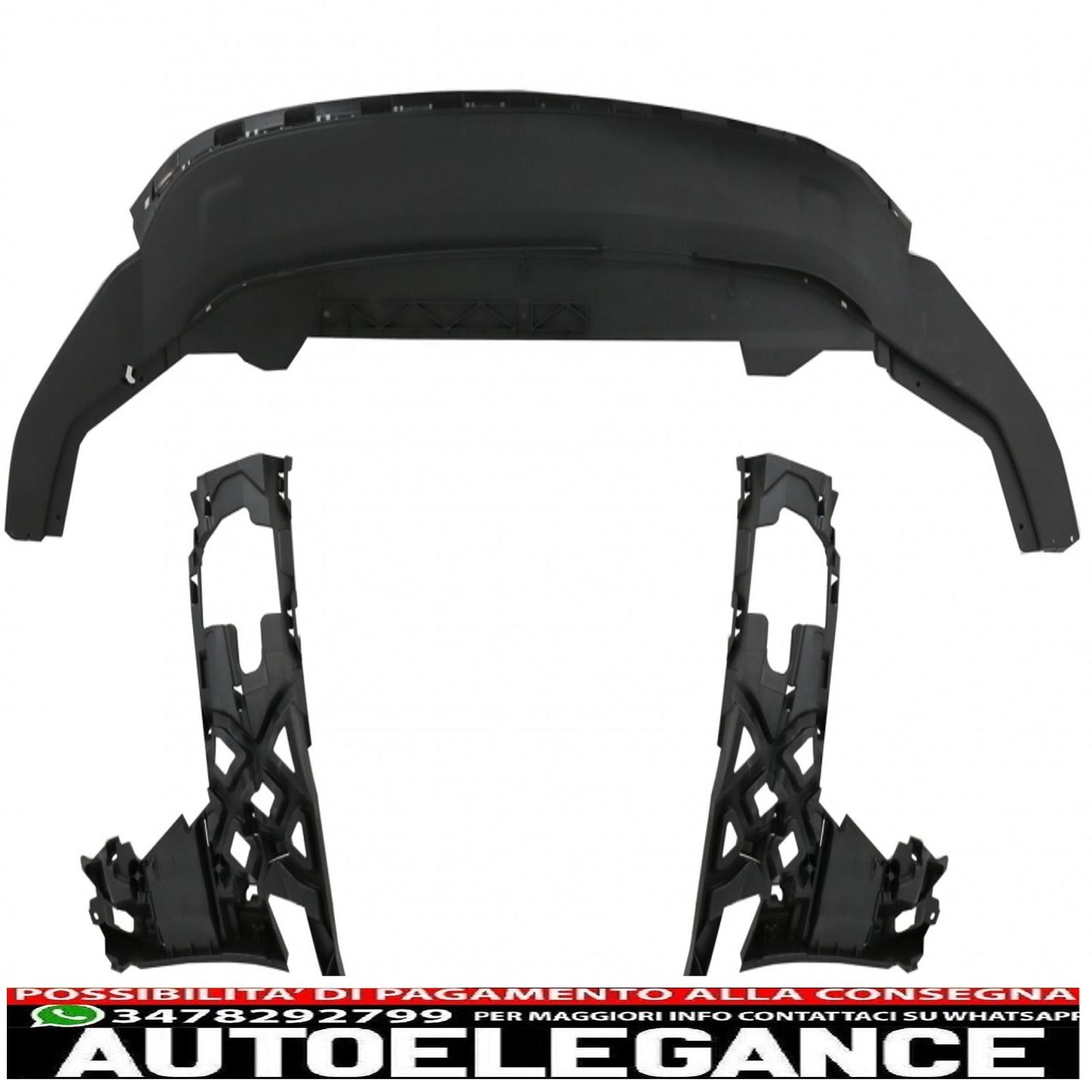 front bumper with led daytime running lights suitable for vw golf 7.5 (2017-2020) r design