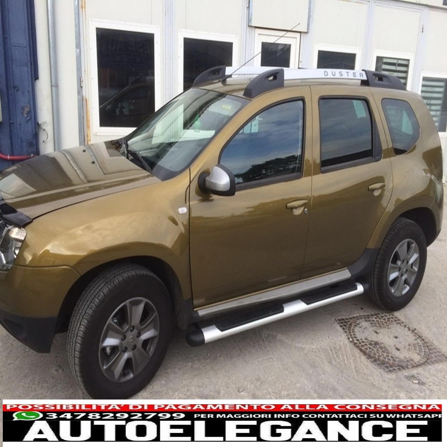 Pedane laterali adatte a dacia renault duster (2009-2017) nissan terrano d10 (2014-2018)