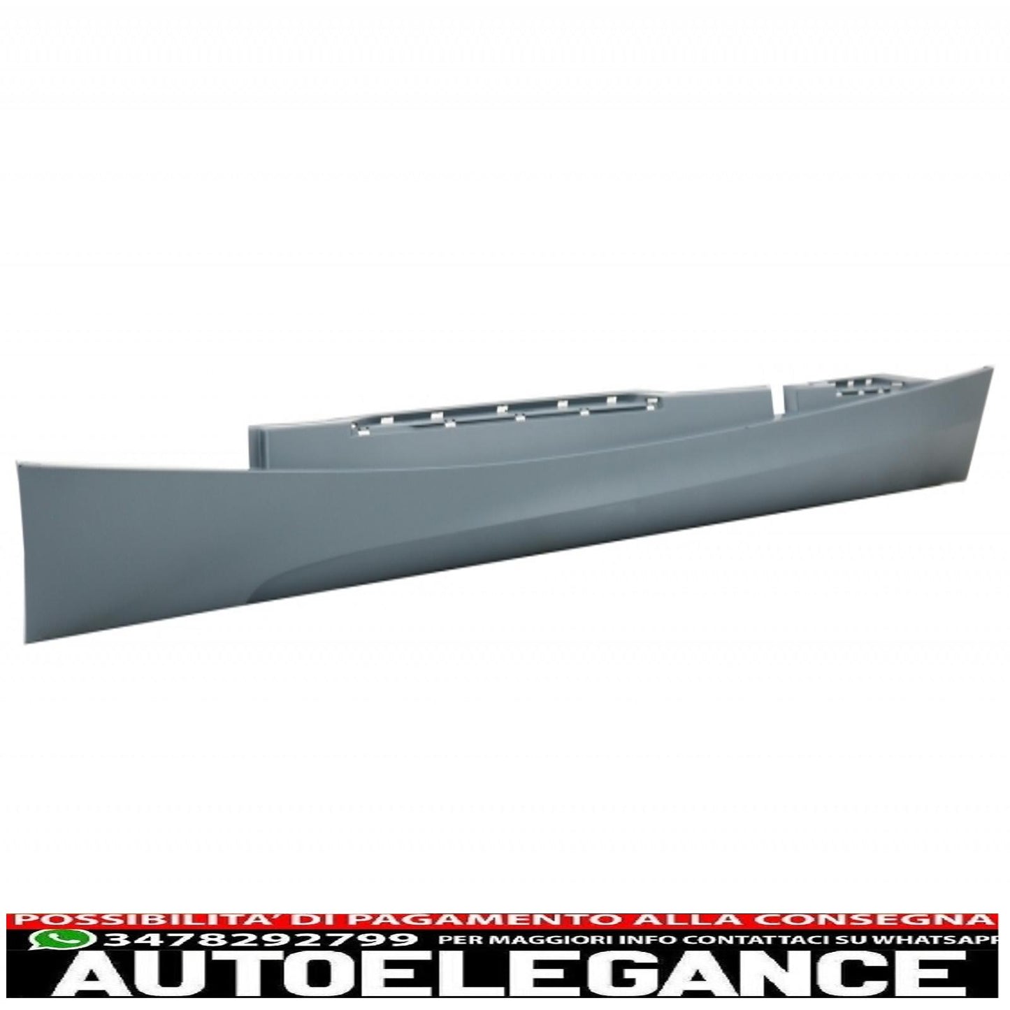 front bumper with side skirts suitable for bmw 1 series e87 (2004-2011) design 1m