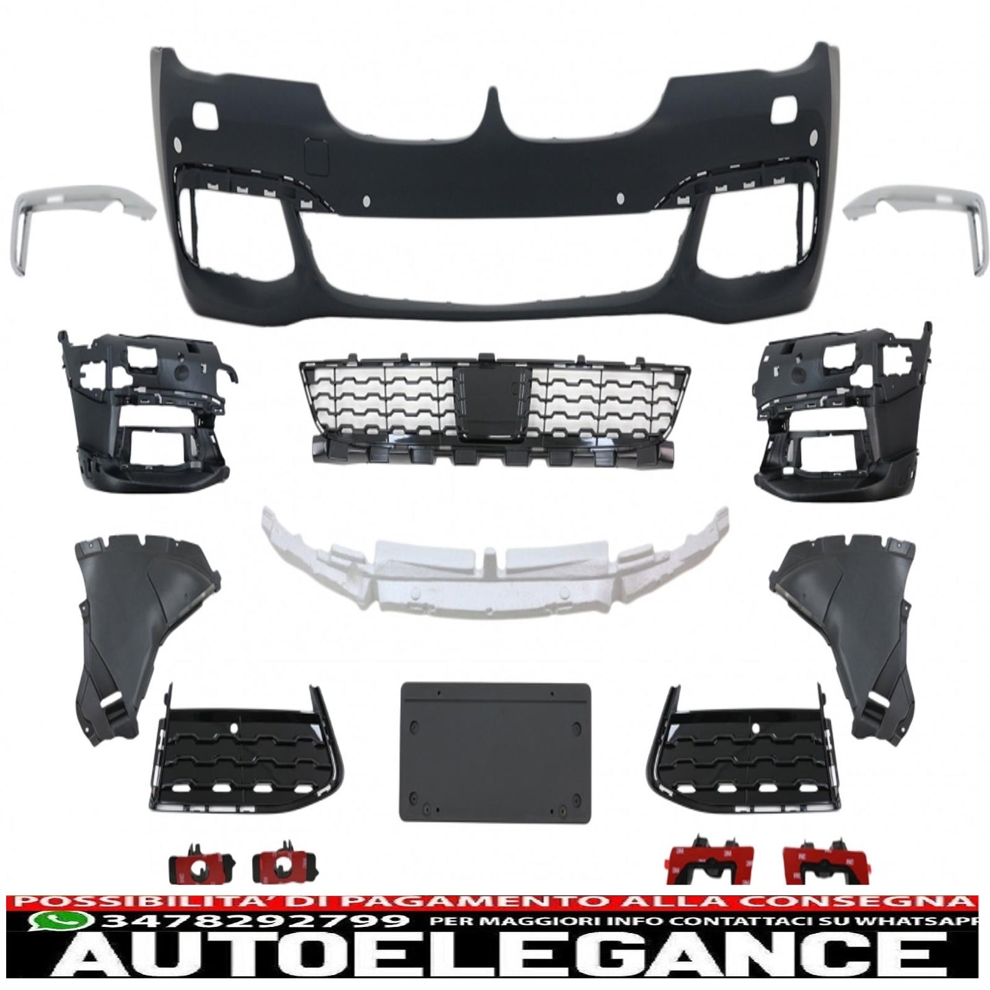 body kit suitable for bmw 7 series g11 g12 (2015-2019) m-technik design
