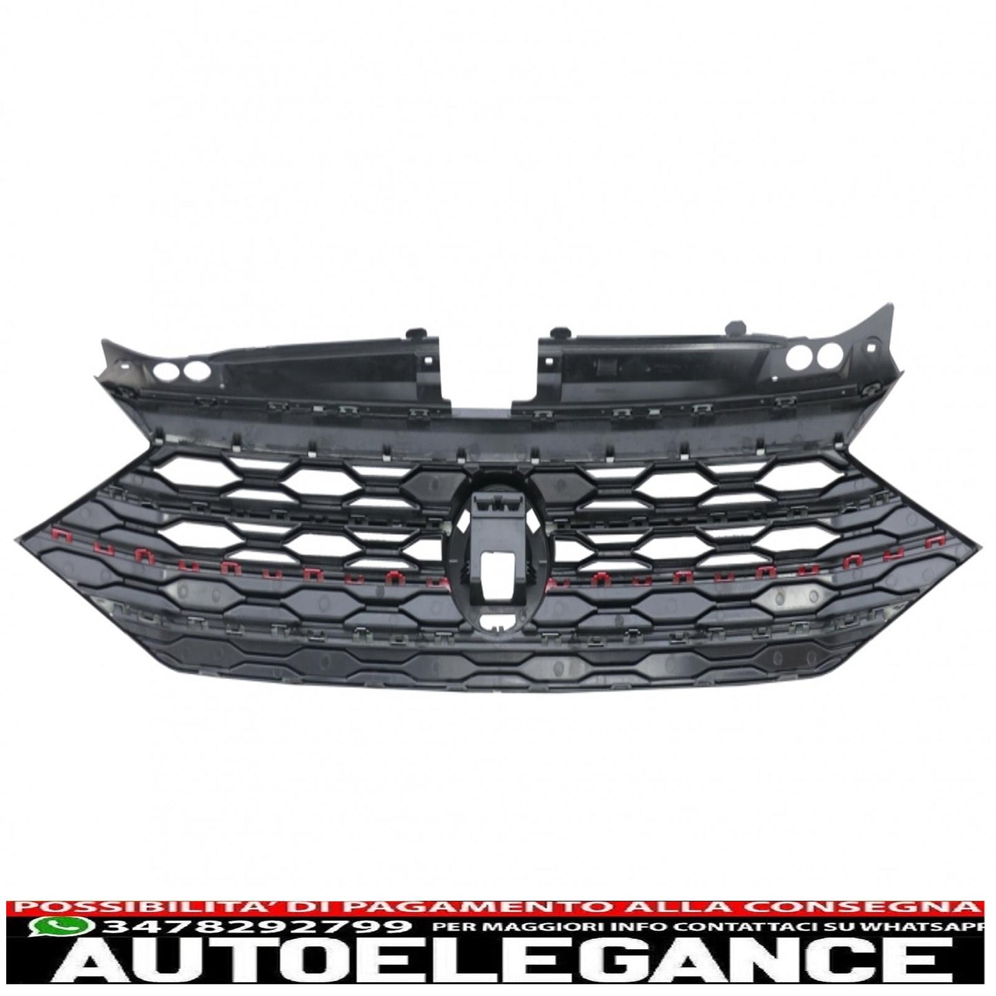 front bumper with center grille and spoiler with lip extension suitable for vw jetta mk7 (2019-2021) gli design