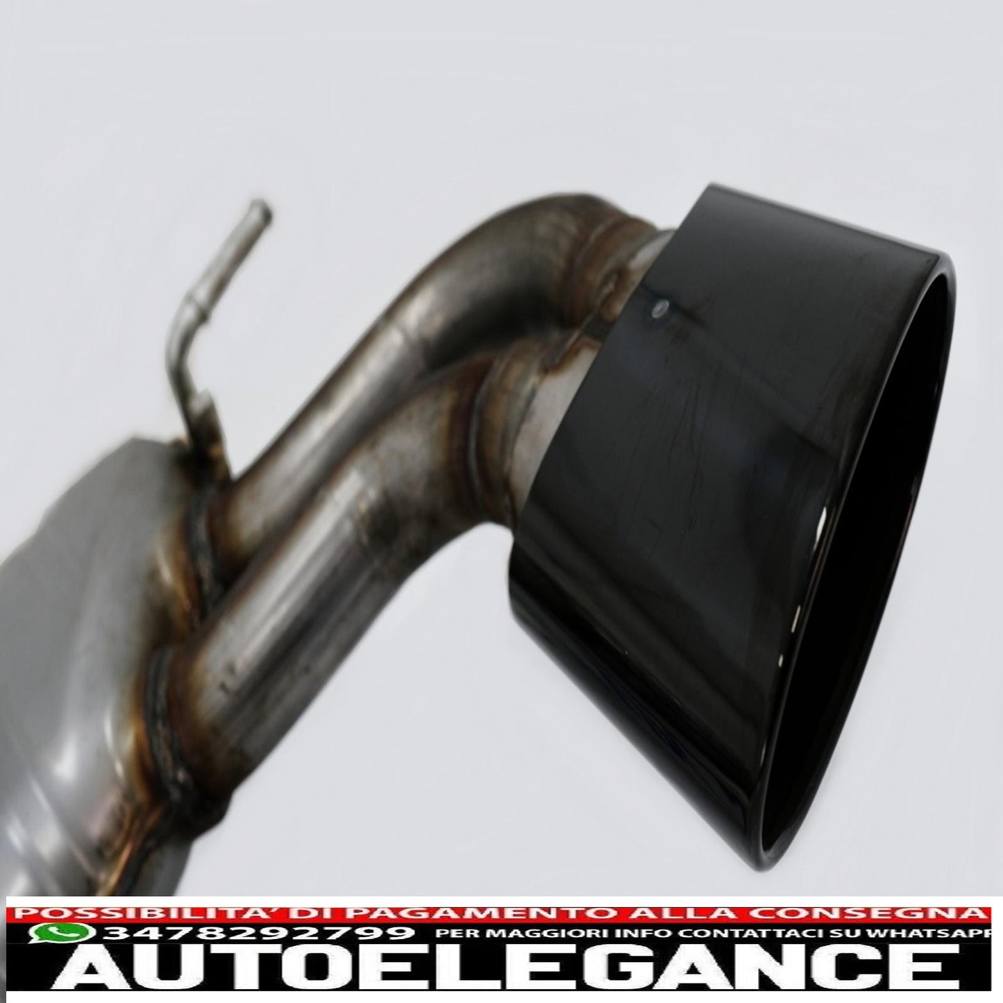 Diffusore mantovana paraurti posteriore con sistema di scarico adatto per a3 8v restyling hatchback sportback (2016-2019) paraurti s-line design s3