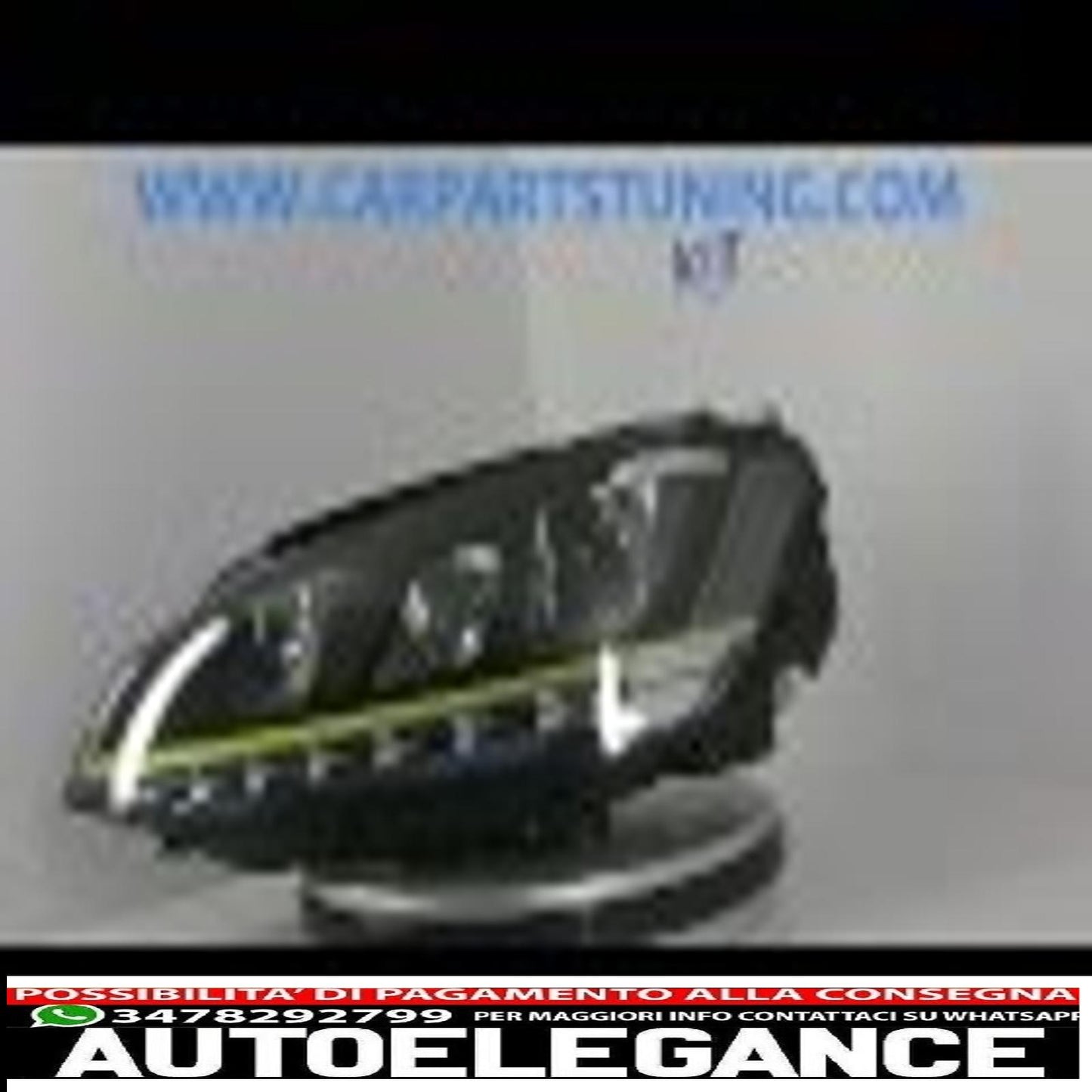 3d led headlight assembly drl turn signal + grille suitable for vw golf 7 vii (2012-2017) silver r-line look