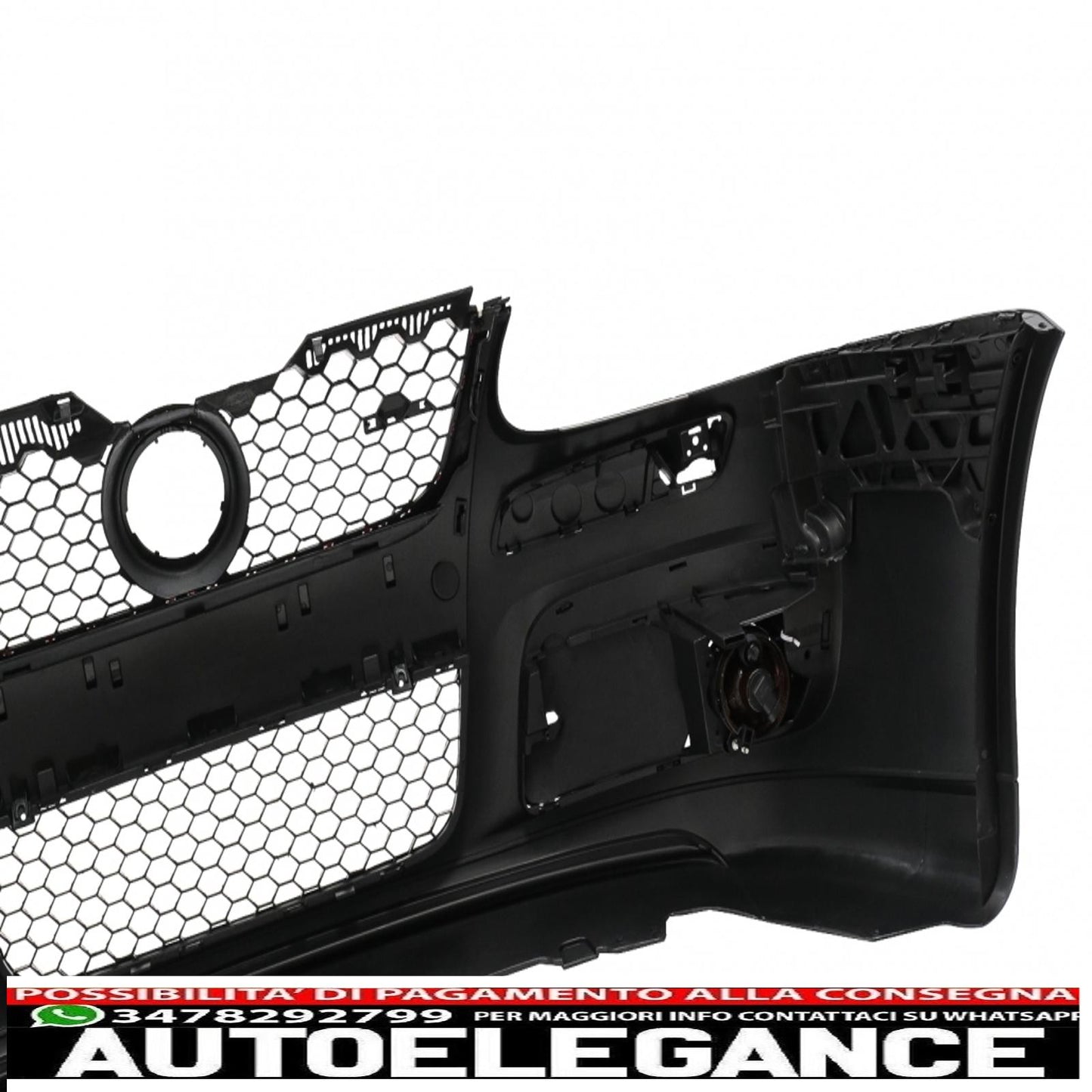 Front bumper suitable for vw golf v 5 mk5 (2003-2007) gti design with xenon look headlights right hand drive