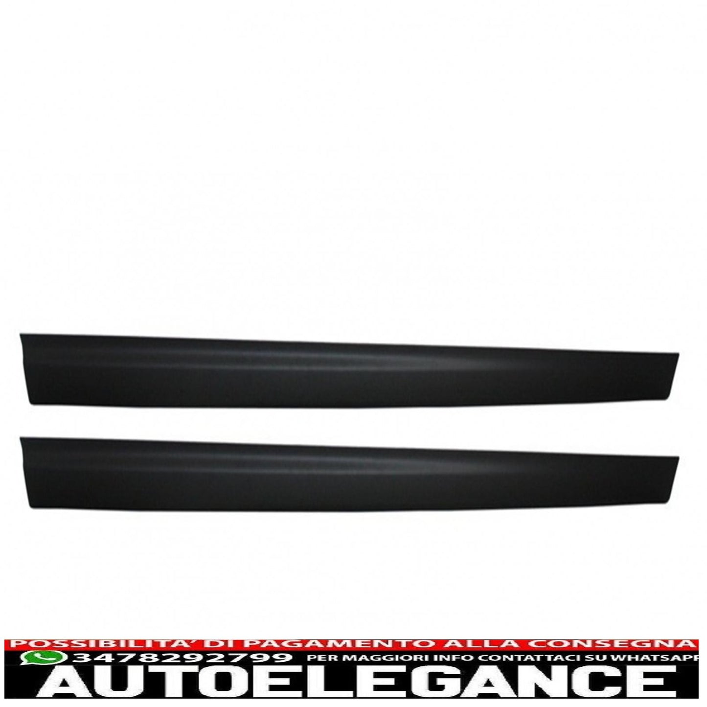 body kit adatto per bmw e46 berlina (1998-2004) paraurti con minigonne laterali pdc + fendinebbia gialli design m-technik AUTOELEGANCERICAMBI