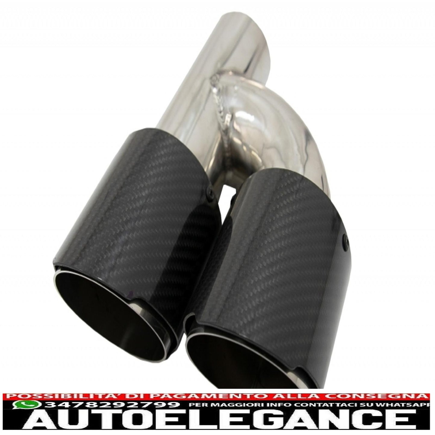 Diffusore d'aria con mantovana per paraurti posteriore adatto per audi a4 b8 facelift limousine avant (2012-2015) con terminali di scarico in fibra di carbonio solo design s-line lucido paraurti standard