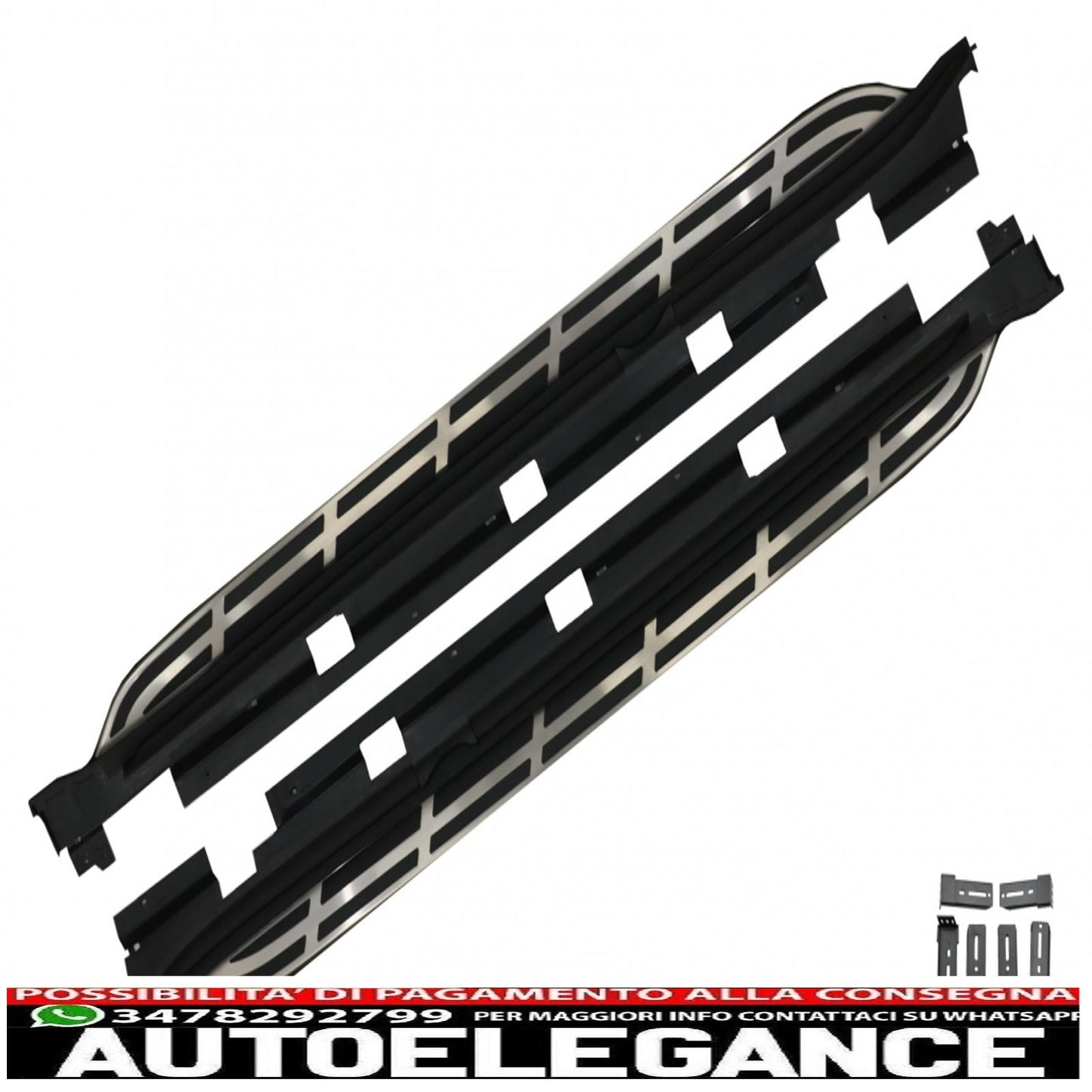 Running Boards Side Steps Skid Plates Offroad Suitable For Porsche Macan (2014-2016)