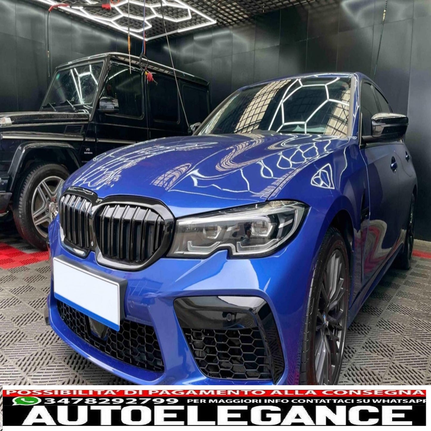 Front bumper suitable for BMW 3 Series G20 G21 (2019 onwards) M8 design