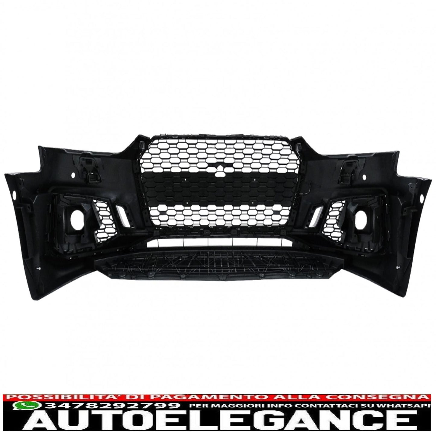 Front bumper suitable for audi a5 f5 (2017-2019) chrome design rs5