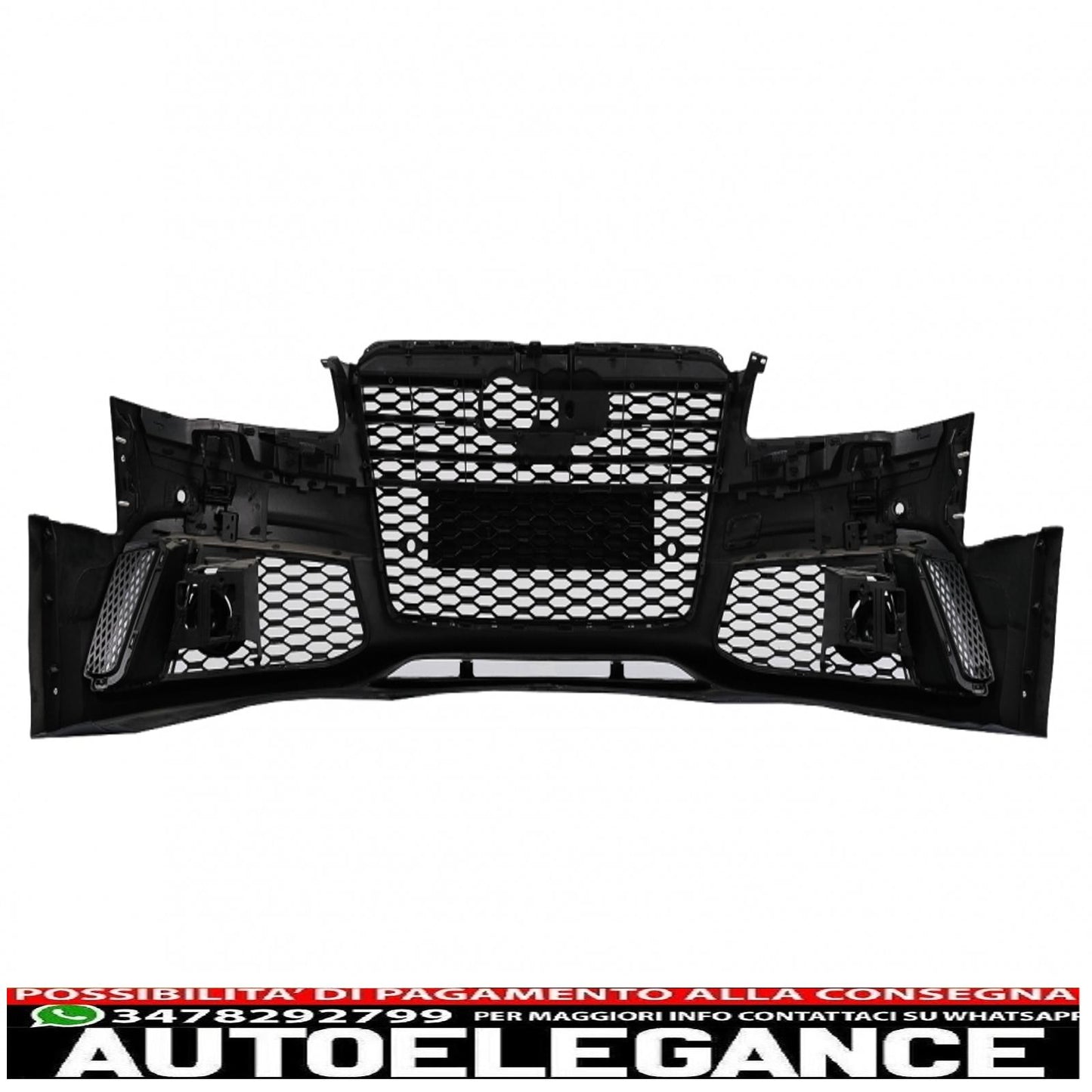 front bumper suitable for audi a8 d4 facelift d4.5 (2014-2017) rs design