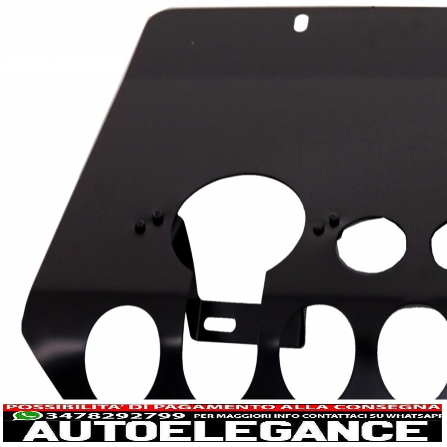 Off road front bumper skid plate matt black suitable for mercedes w463 g class (1989-2017) g65 design