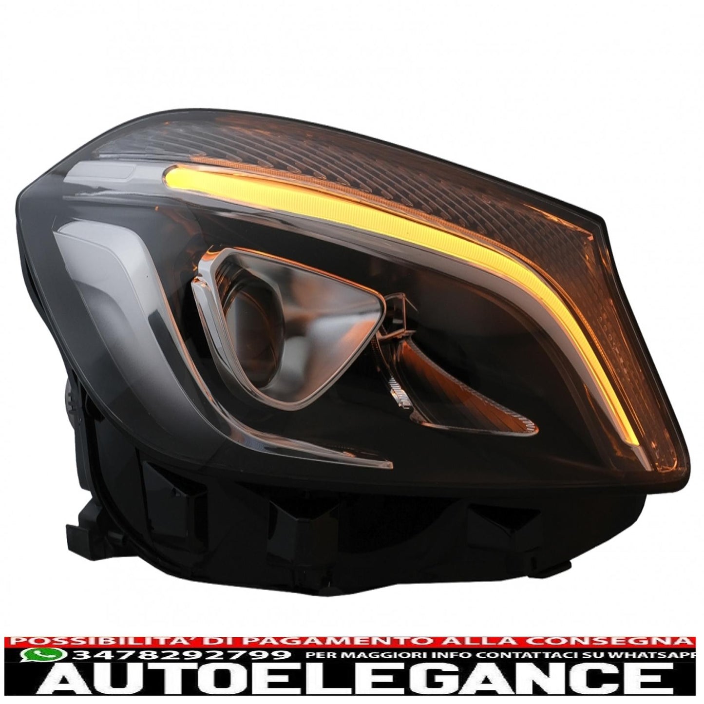 fari full led adatti per mercedes classe a w176 (2012-2018) solo per alogeni