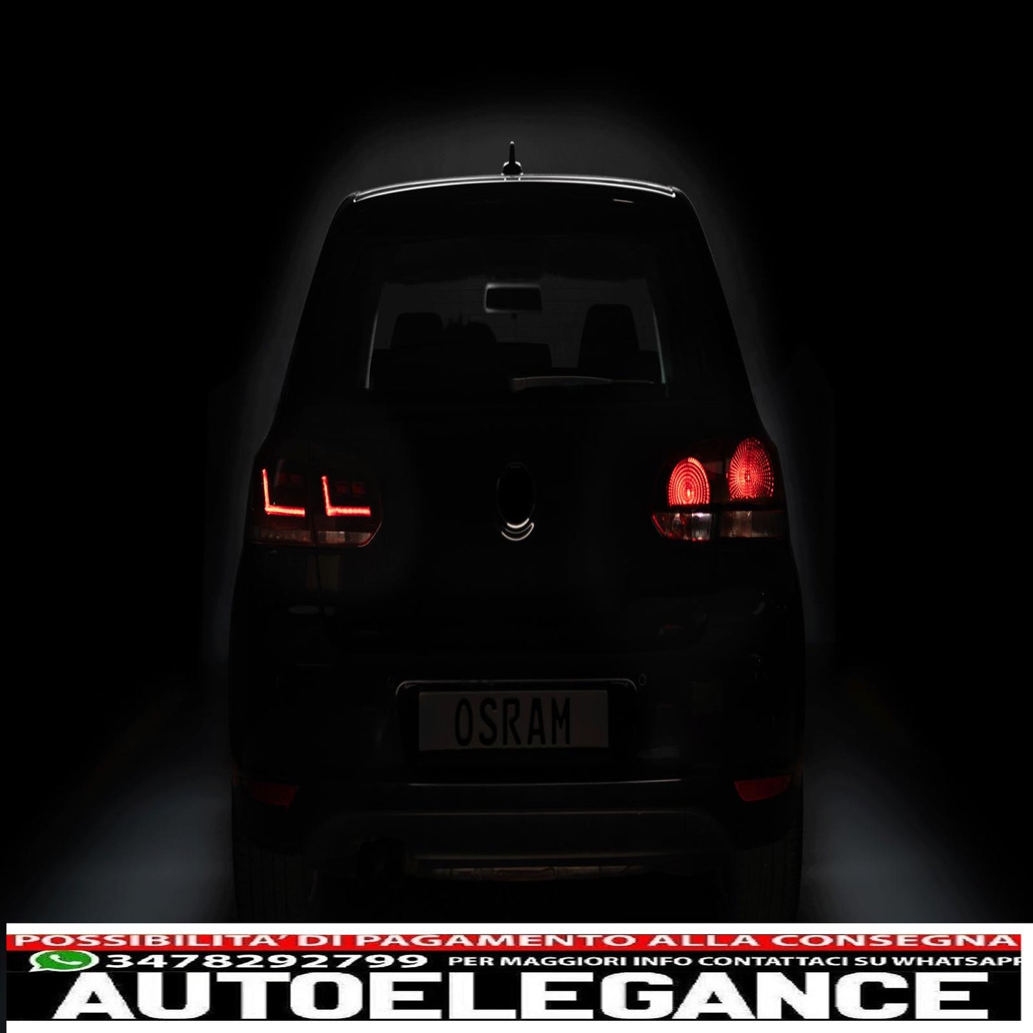 osram ledriving led rear light suitable for vw golf 6 vi (2008-2012) dynamic sequential turning light (left and right)