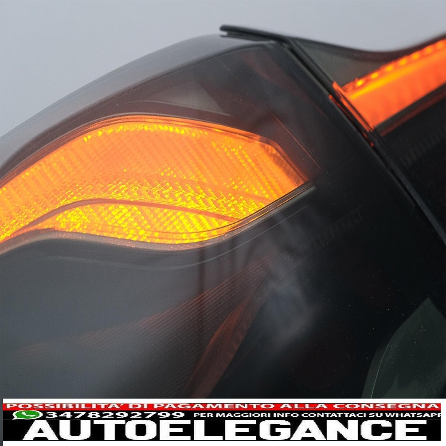 fanali posteriori oled adatti per bmw serie 4 f32 f33 f36 m4 f82 f83 (2013-03.2019) fumo rosso con luce di svolta sequenziale dinamica