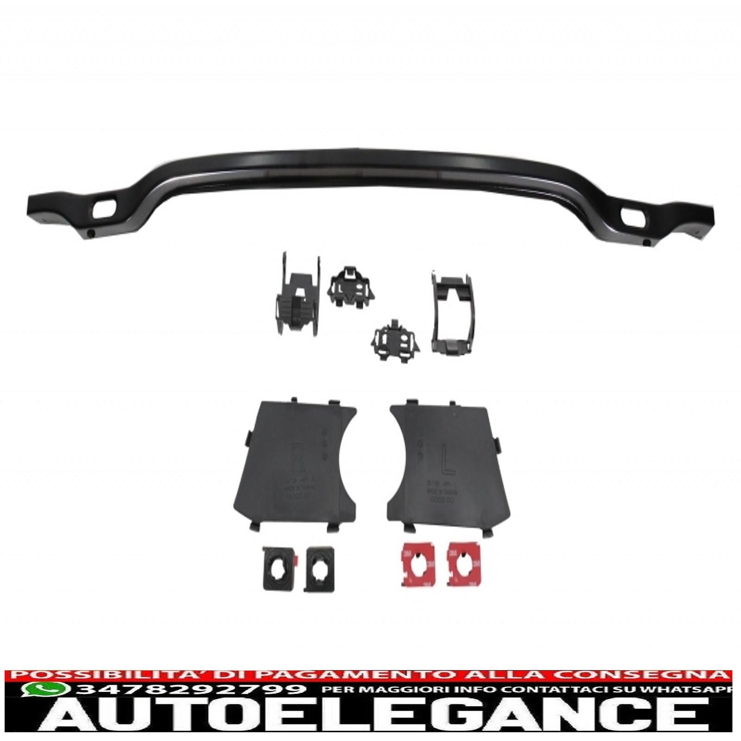 kit carrozzeria con spoiler anteriore e diffusore adatto per BMW Serie 5 F10 (2011-2014) design M-Performance