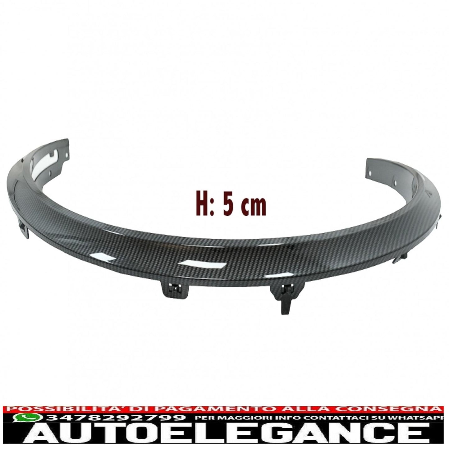 parafanghi per passaruota con 32 clip in plastica per auto adatti per BMW X5 F15 (2014-2018) m-design m-sport carbon look