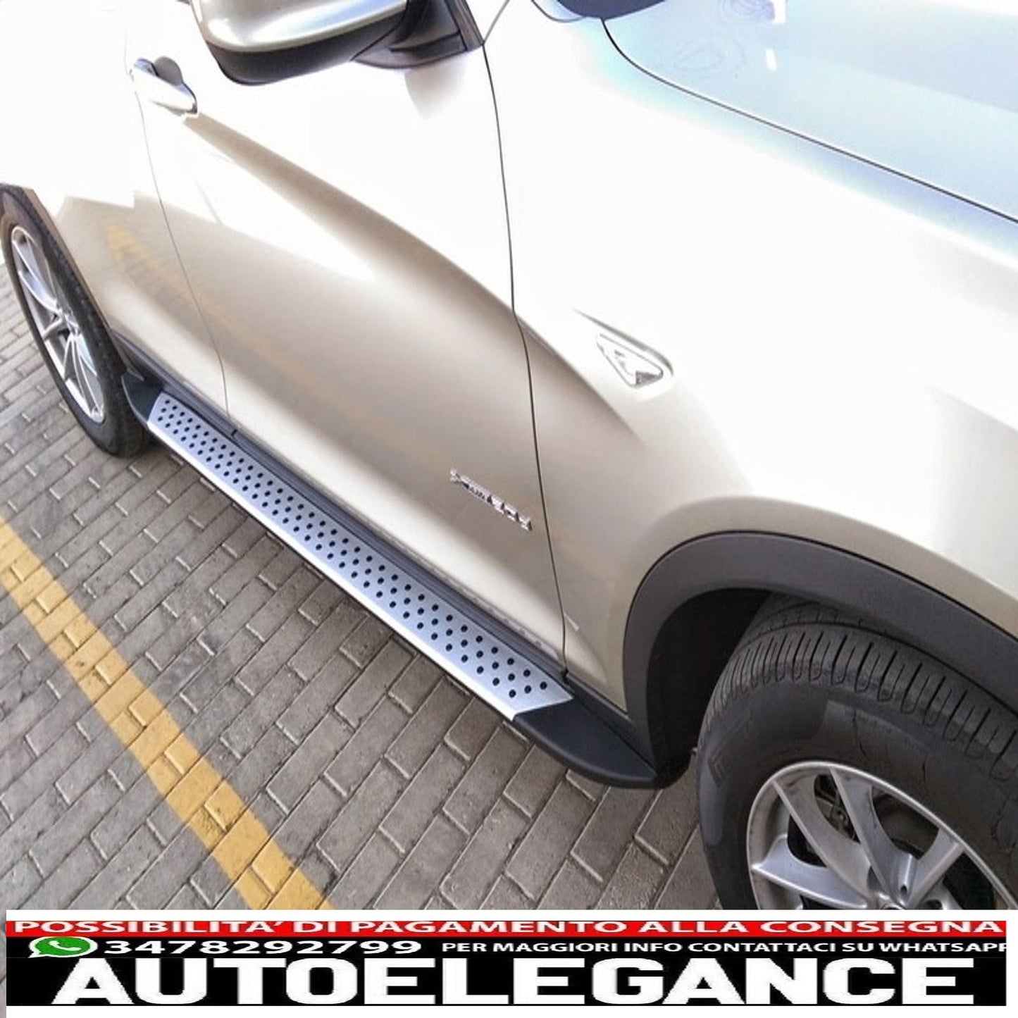 running boards suitable for side steps bmw x3 f25 (2011-2017).