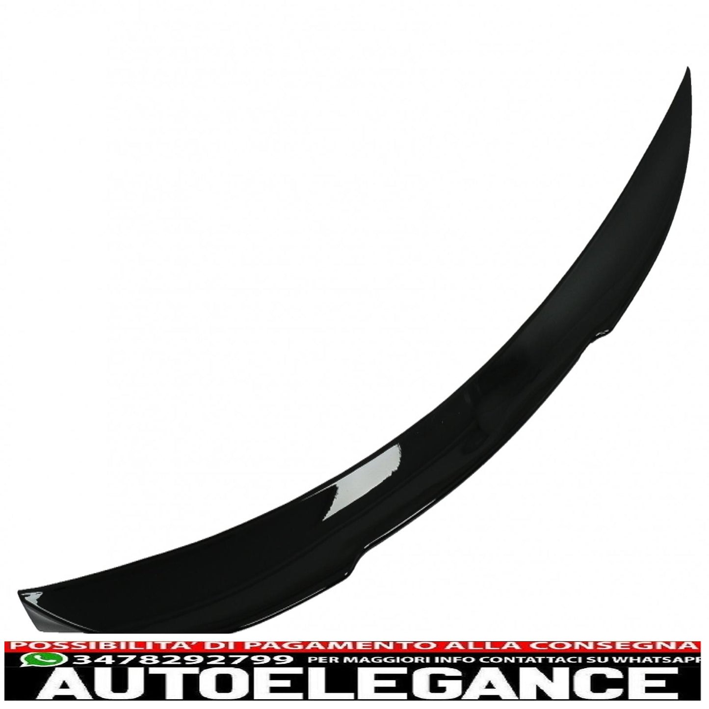 Trunk Spoiler Suitable for BMW 3 Series G20 (2019-up) Piano Black