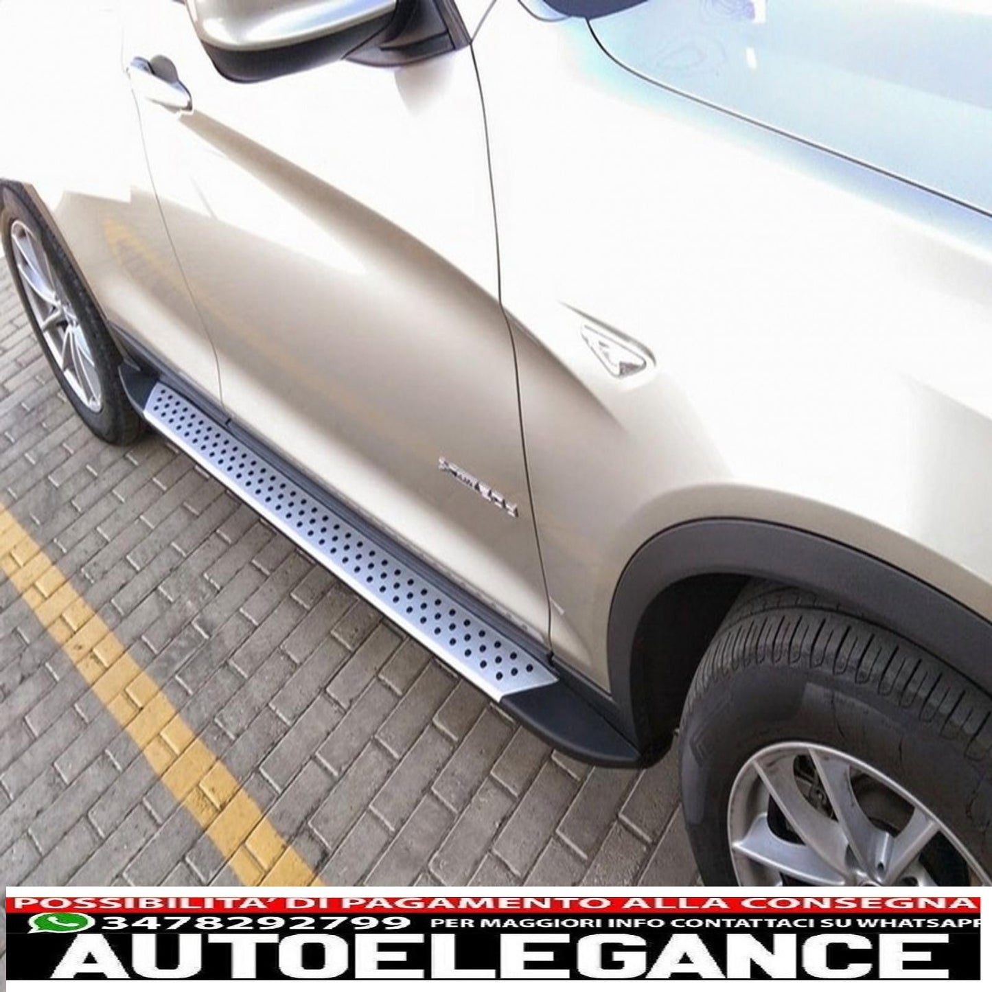 Side steps suitable for bmw x3 f25 (2011-2017)