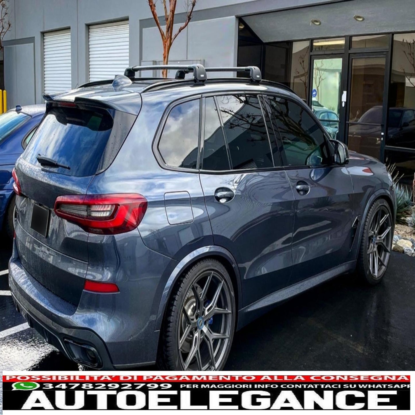 roof spoiler suitable for bmw x5 g05 (2018-up) piano black