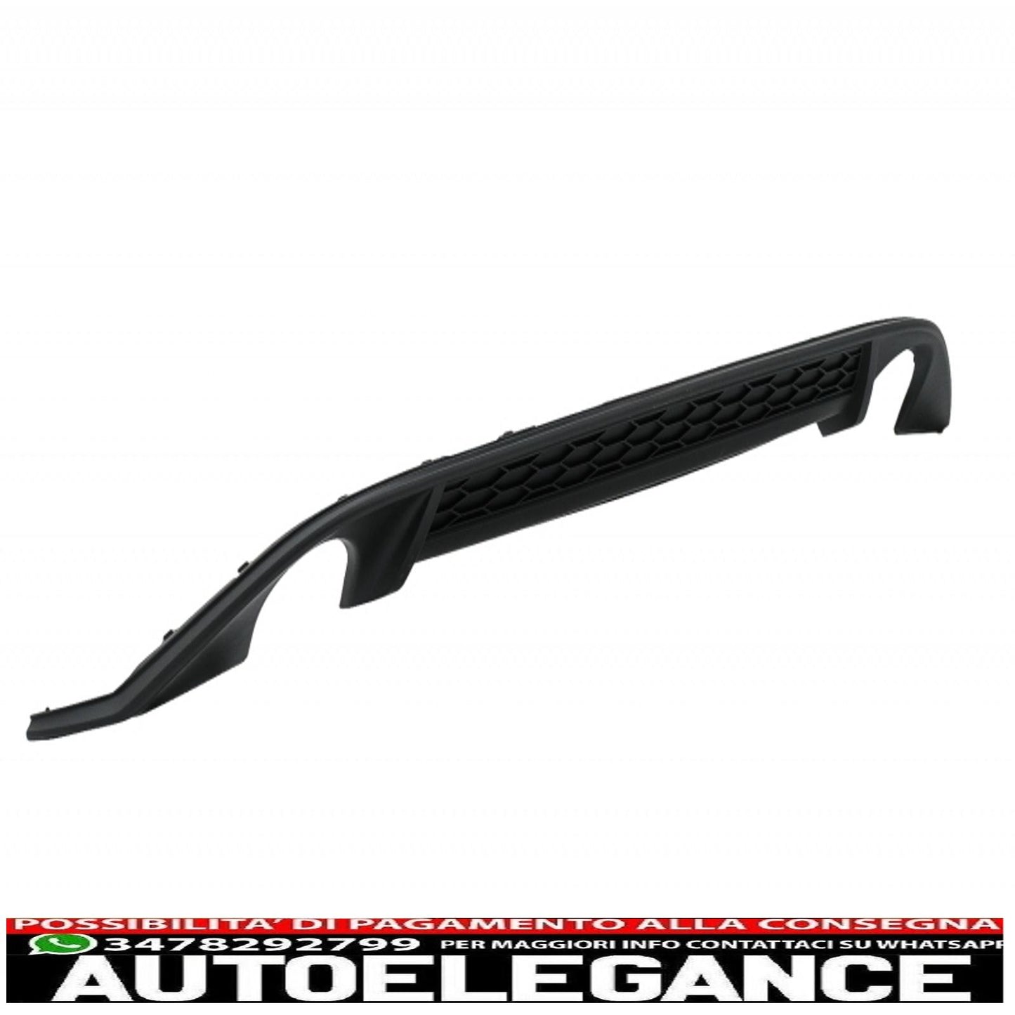 kit carrozzeria adatto per vw golf 7 vii (2013-2016) minigonne laterali look gti con diffusore posteriore