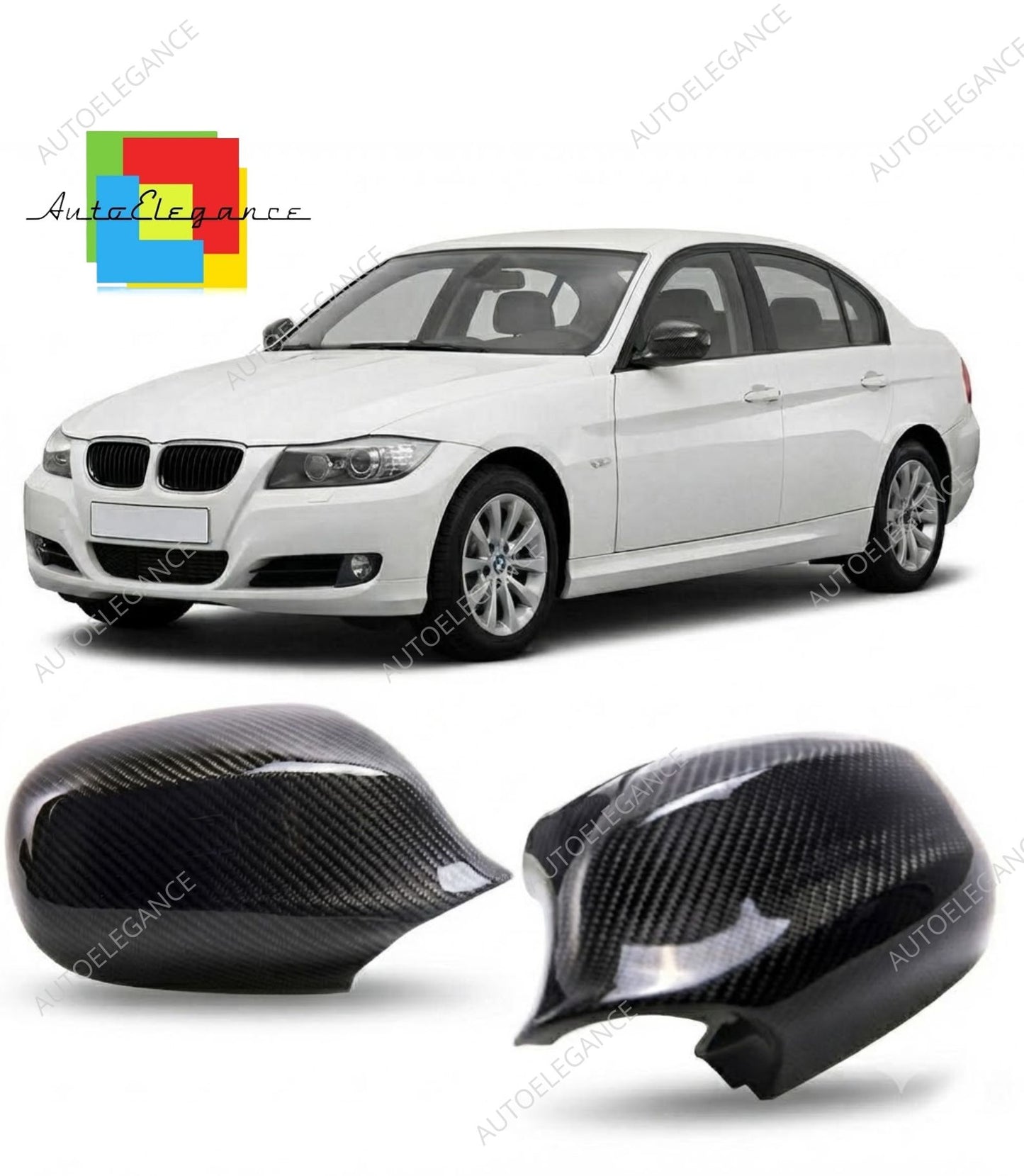 👉Kit Calotte Specchietti in Carbonio adatto per BMW Serie 1 e 3 2010-2012👈