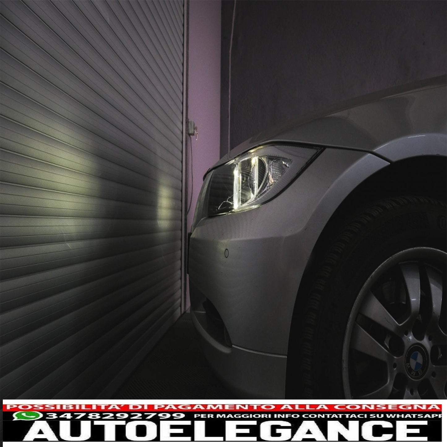 angel eye headlights suitable for bmw 3 series e90 sedan e91 touring (03.2005-2011) black