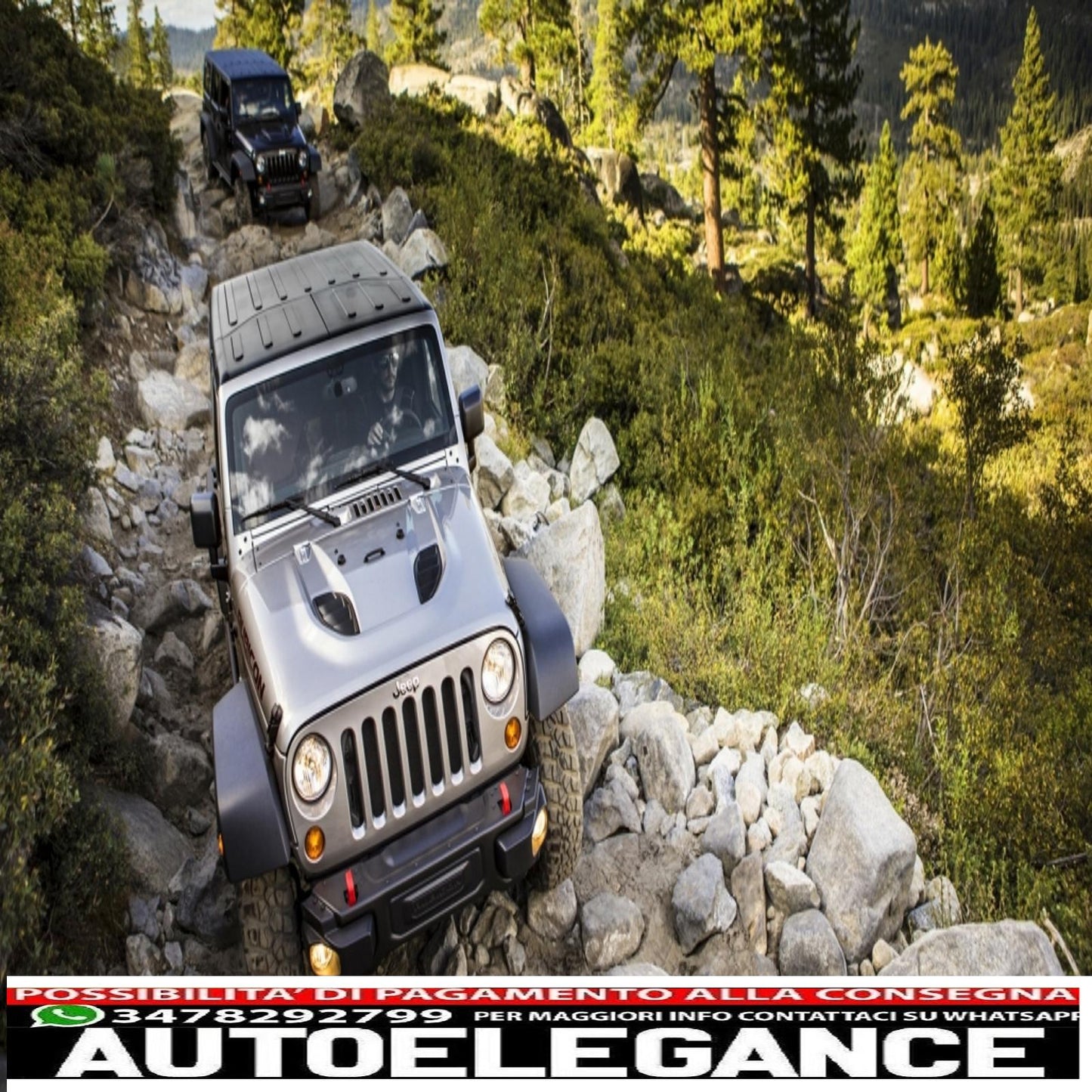 cofano adatto per Jeep Wrangler 2d e 4d (2007-2017) 10° anniversario design hard rock AUTOELEGANCERICAMBI