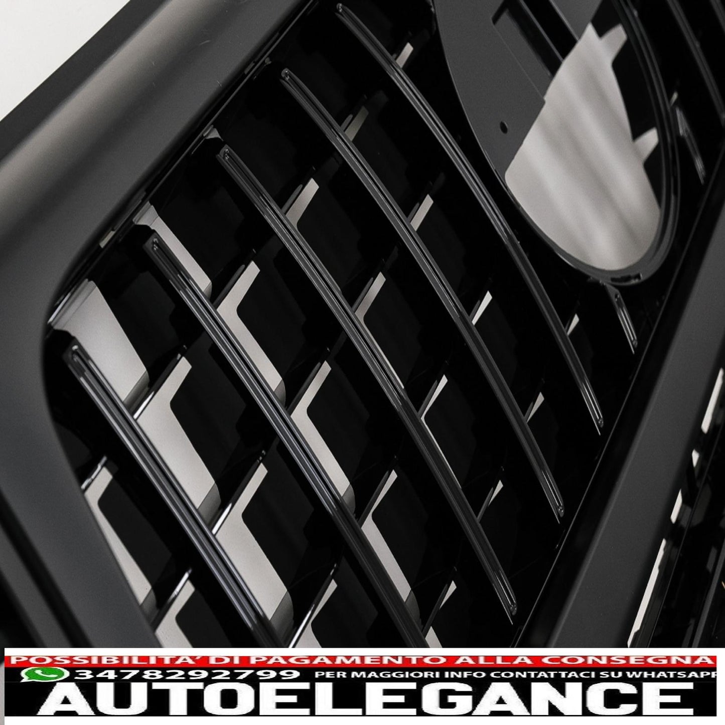 griglia anteriore con coperture fari adatta per mercedes classe g w464 w463a & g63 amg (06.2018-up) gt-r design panamericana nero pianoforte