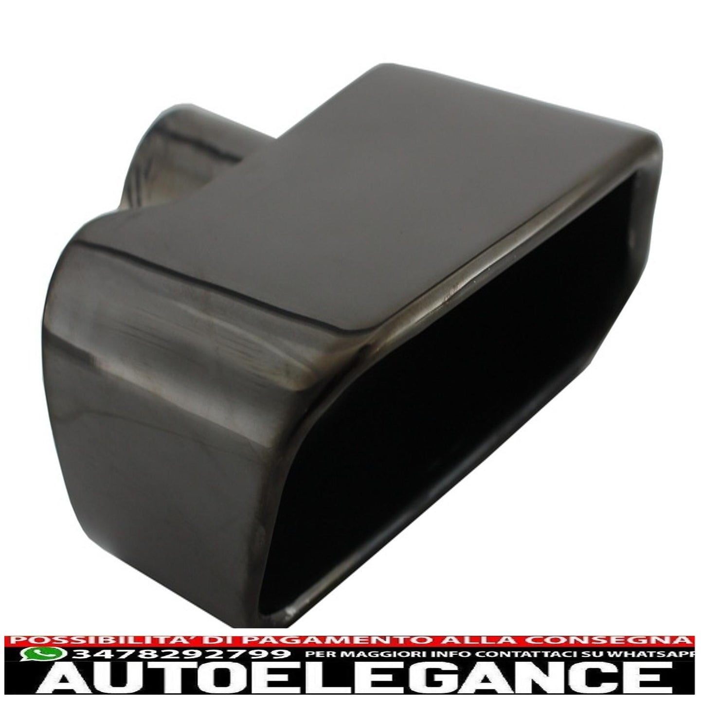 diffusore d'aria a doppia uscita adatto per bmw f10 f11 (2011-2017) con terminali di scarico neri design m-tech 550i sport