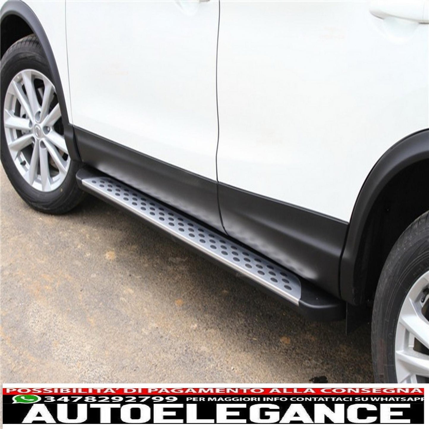 Side steps suitable for nissan qashqai suv j11 (2014-2016)