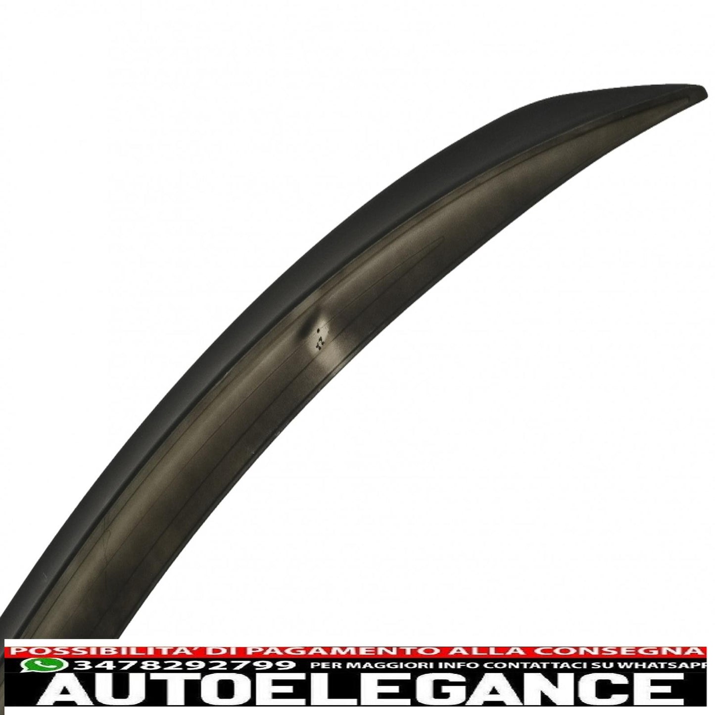 Boot Spoiler Suitable for Mercedes C238 E-Class Coupe (2016-up) Matt Black Design