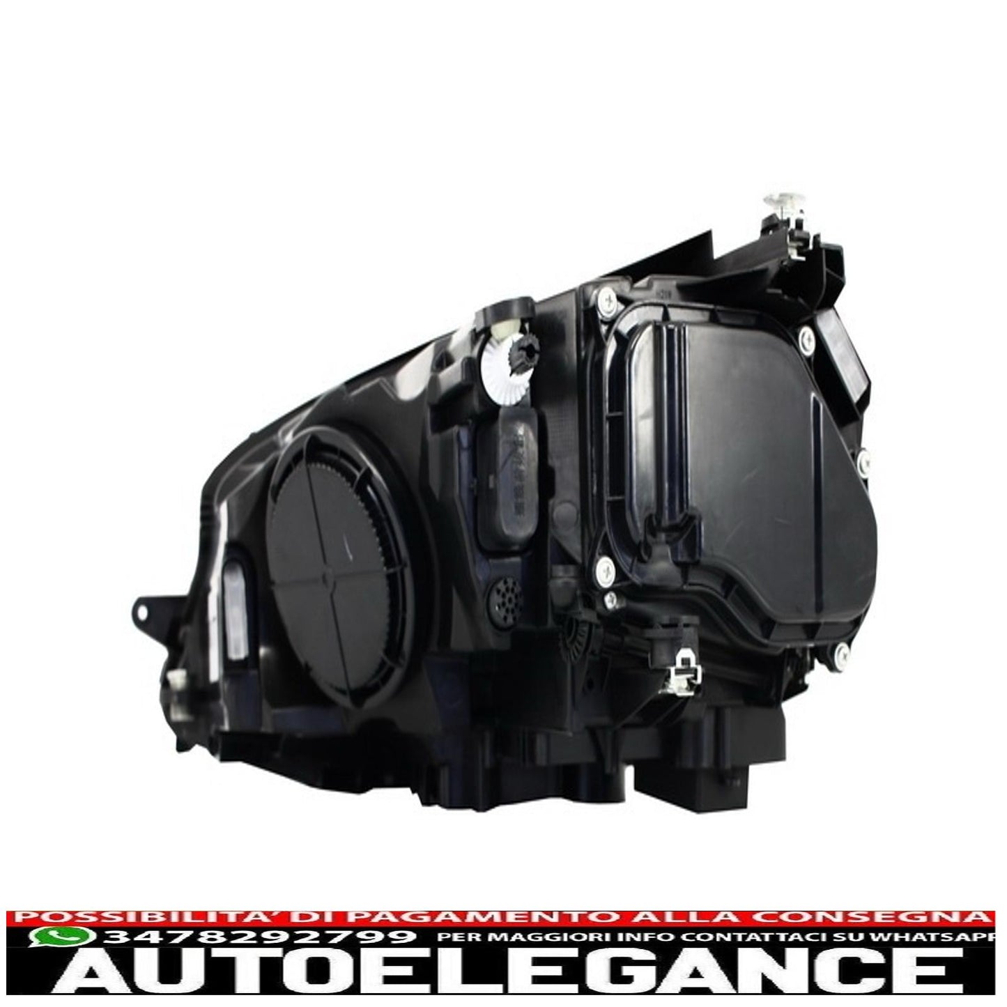 kit carrozzeria completo adatto per vw golf 7 vii (2012-2017) look r-line con fari 3d led drl luci di svolta sequenziali dinamiche fluenti argento