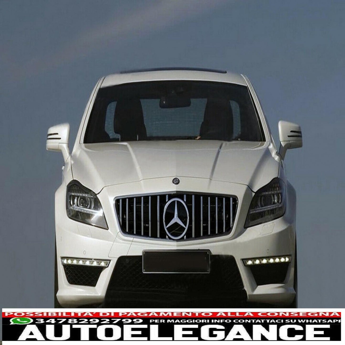 front grille suitable for mercedes cls w218 c118 (2011-2014) x218 shooting Brake (2012-2014) gt-r design panamericana