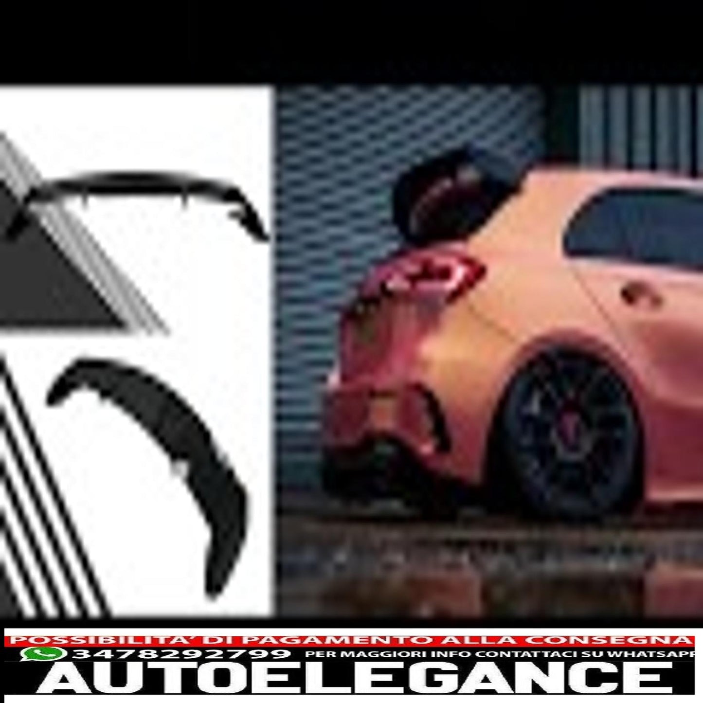 Trunk Lid Spoiler Suitable for Mercedes A-Class W176 (2012-2018) A45 Design Piano Black