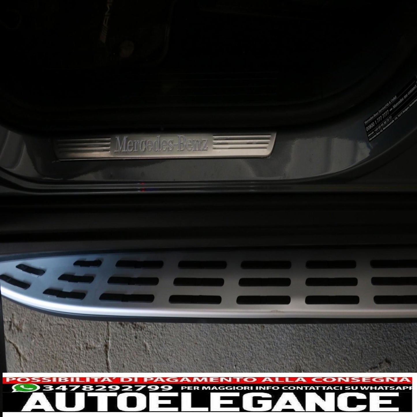 Side steps suitable for mercedes gle w167 (2019-up)