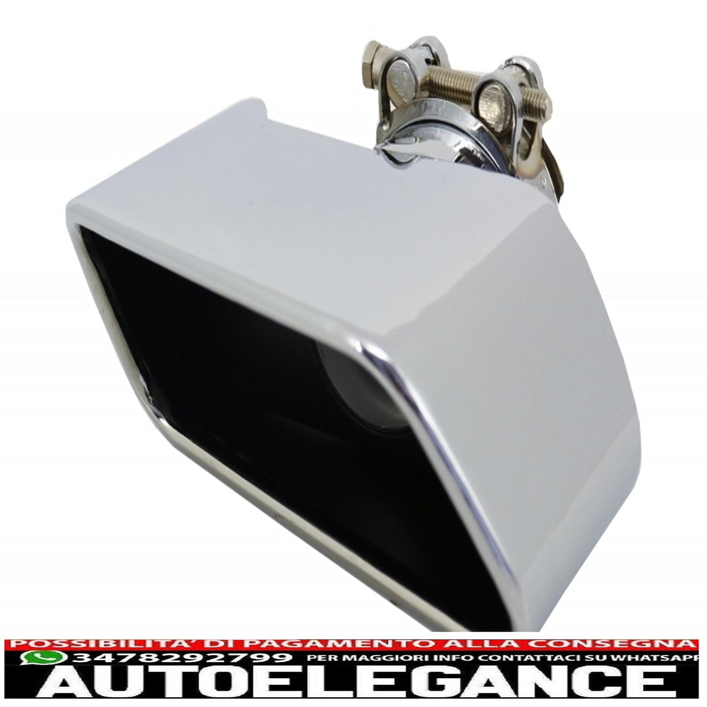 diffusore d'aria a doppia uscita adatto per bmw serie 5 f10 f11 (2011-2017) con terminali di scarico m-performance design nero pianoforte