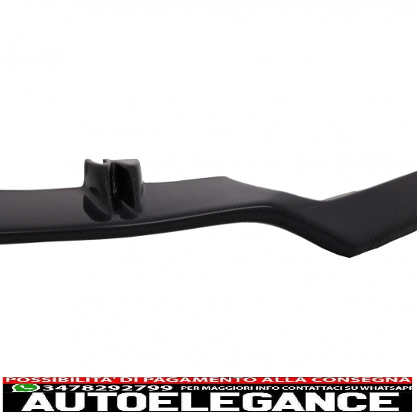 front bumper with additional spoiler in real carbon suitable for audi a7 4g facelift (2015-2018) rs7 design