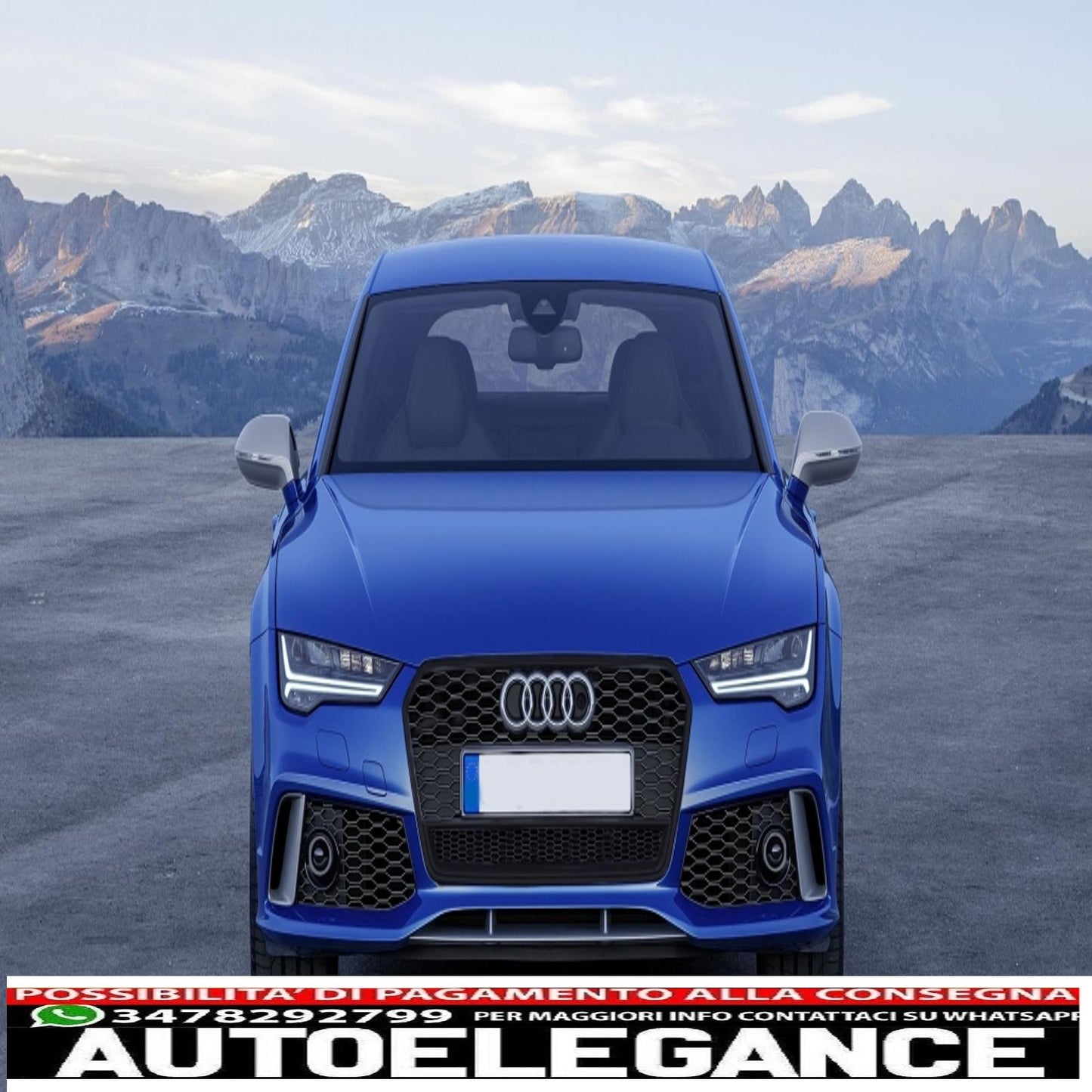 front bumper with grille suitable for audi a7 4g facelift (2015-2018) rs7 design