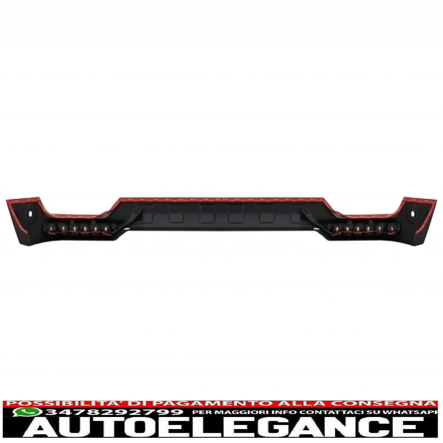 kit carrozzeria paraurti anteriore spoiler led drl estensione adatto per mercedes classe g w463 (1989-2017) design g65