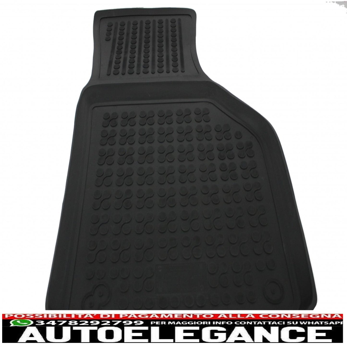 Black rubber mat suitable for vw jetta 2010+, passat b6 b7 cc 2005-2012, tiguan 2007-2015